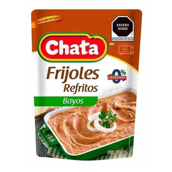 Imagen de Frijoles bayos refritos Chata 430g