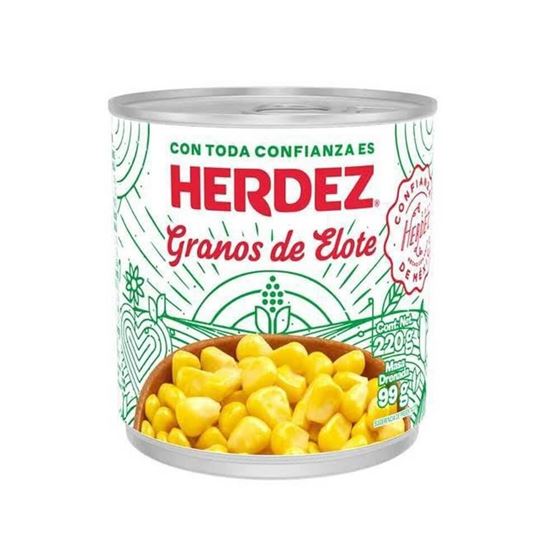 Imagen de Granos de elote Herdez en lata 220g