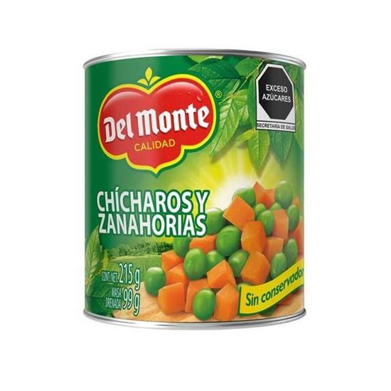 Imagen de Chícharos y zanahorias Del Monte en lata 215g