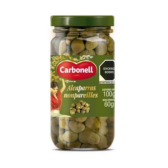 Imagen de Alcaparras Carbonell nonpareilles 100g