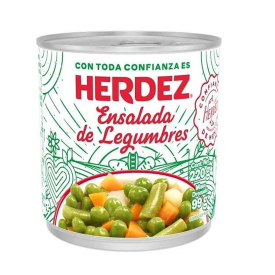 Imagen de Ensalada de legumbres Herdez en lata 220g