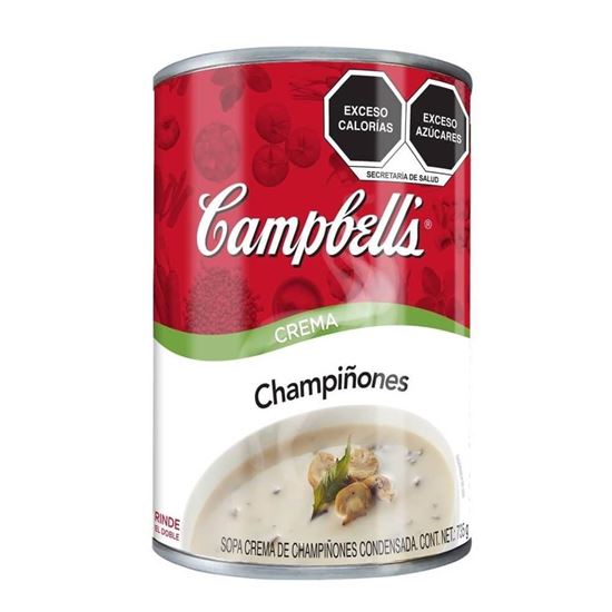 Imagen de Crema de champiñones Campbell's en lata 735g