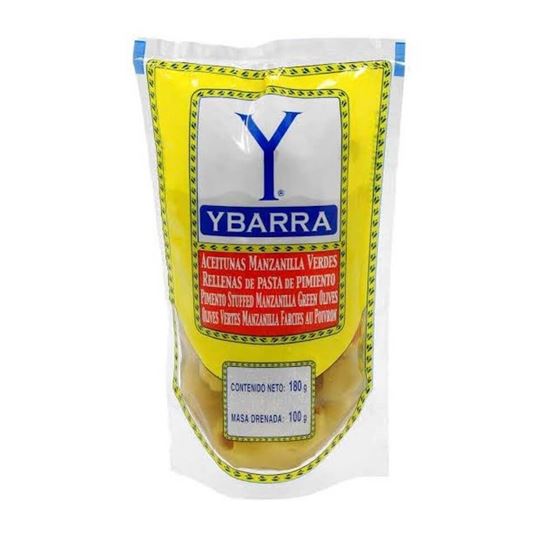 Imagen de Aceituna rellena con pasta de pimiento Ybarra 180g