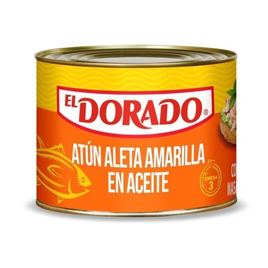 Imagen de Lomo de atún aleta amarilla en aceite El Dorado en lata 1.88kg