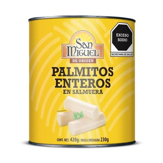 Imagen de Palmitos enteros San Miguel en lata 420g