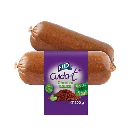 Imagen de Chorizo de pavo Cuida-t + Fud 200g