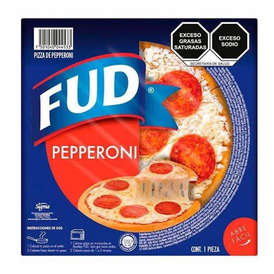 Imagen de Pizza pepperoni Individual Fud
