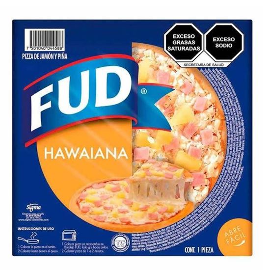 Imagen de Pizza hawaiana individual Fud