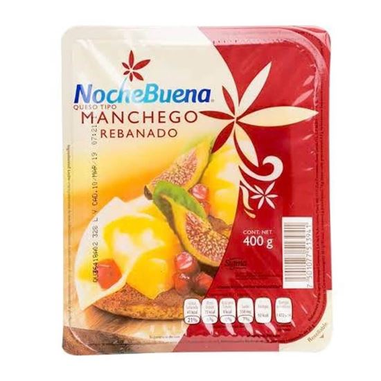 Imagen de Queso manchego rebanado Nochebuena 400g