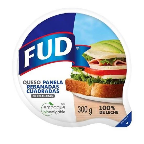 Imagen de Queso panela rebanado Fud 300g