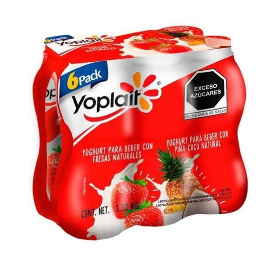 Imagen de Yoghurt bebible 6 Pack Mix Yoplait 1.32kg