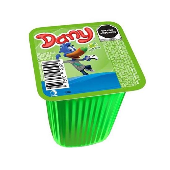 Imagen de Gelatina de agua Dany sabor limón 125g