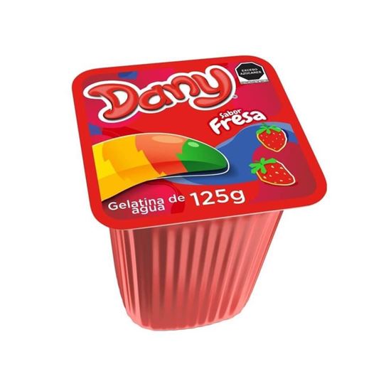 Imagen de Gelatina de agua Dany sabor fresa 125g