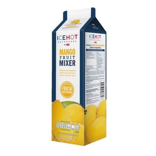 Imagen de Concentrado de mango para smoothies, aguas frescas y mixología ICEHOT Beverages by Rich's Fruit Mixer 1L