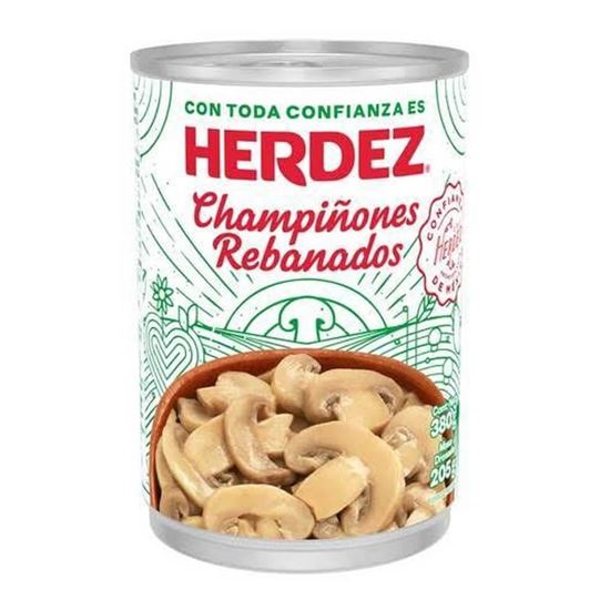 Imagen de Champiñones rebanados Herdez 380g