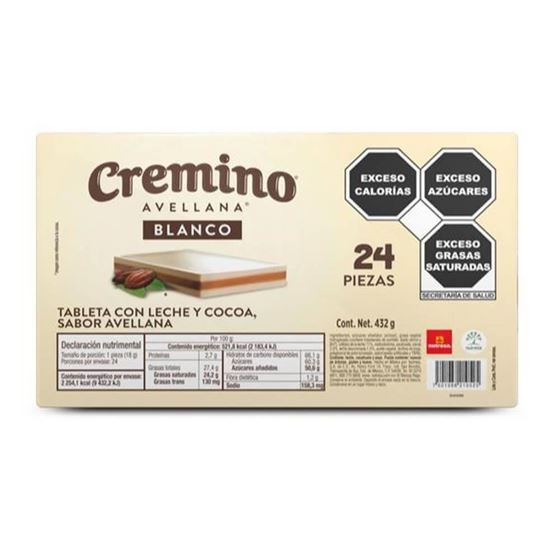 Imagen de Chocolate Cremino blanco 24 pzas