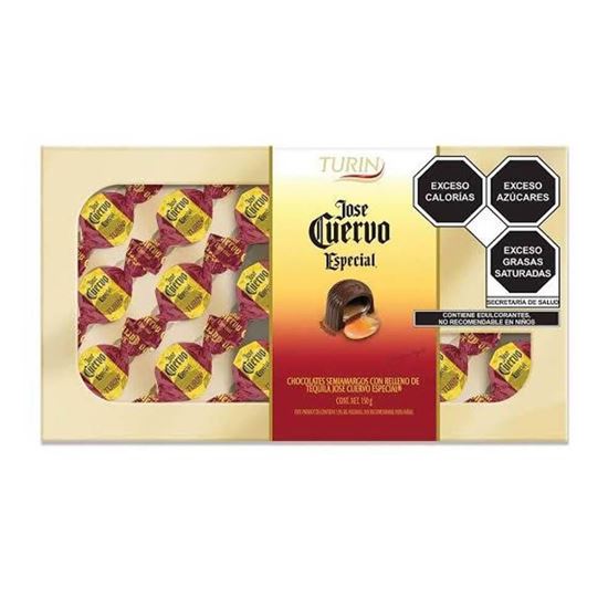 Imagen de Chocolate semiamargo con relleno de tequila José Cuervo especial Turín 150g