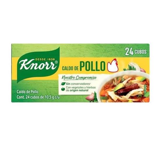 Imagen de Caldo de pollo Knorr Suiza 24 cubos 10.5g c/u