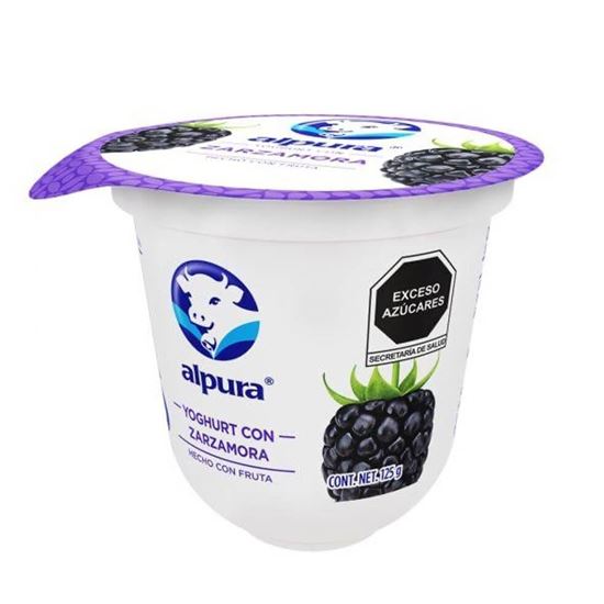 Imagen de Yoghurt con zarzamora Alpura en vaso 125g
