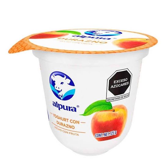 Imagen de Yoghurt con durazno Alpura en vaso 125g
