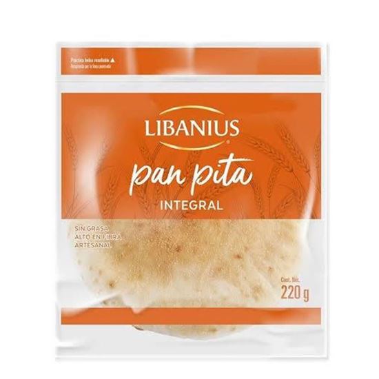Imagen de Pan Pita Libanius Integral 220g