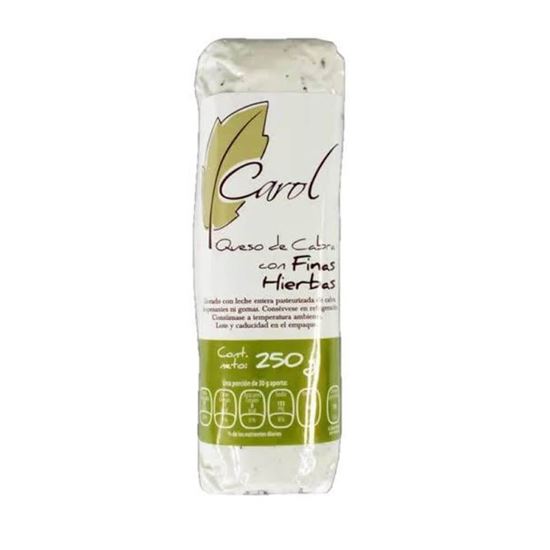Imagen de Queso de cabra con finas hierbas Carol 250g