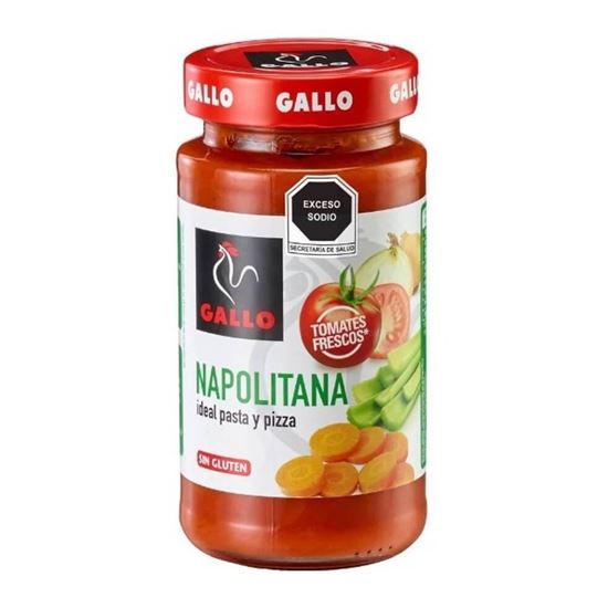 Imagen de Salsa para pasta Gallo napolitana sin gluten 400g