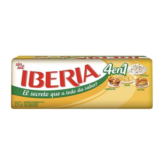 Imagen de Margarina sin sal Iberia 225g