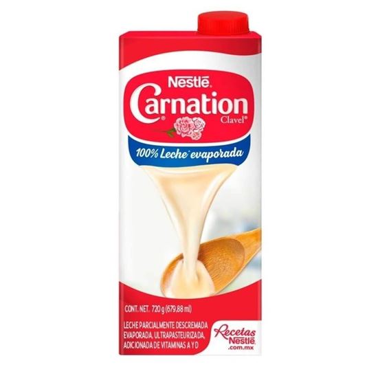 Imagen de Leche evaporada Nestlé Carnation Clavel 720g
