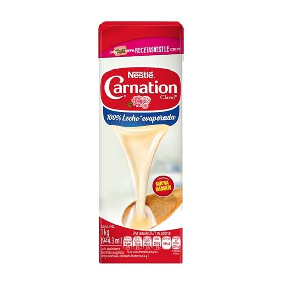 Imagen de Leche evaporada Nestlé Carnation Clavel 1kg