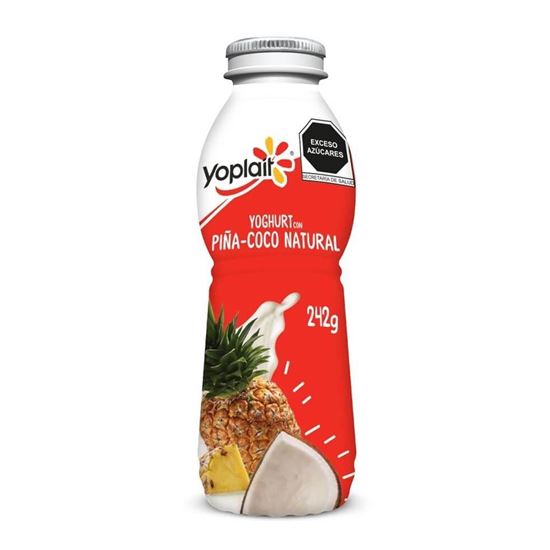 Imagen de Yoghurt bebible sabor piña coco Yoplait 242g