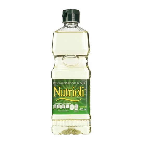 Imagen de Aceite comestible puro de soya Nutrioli 400ml