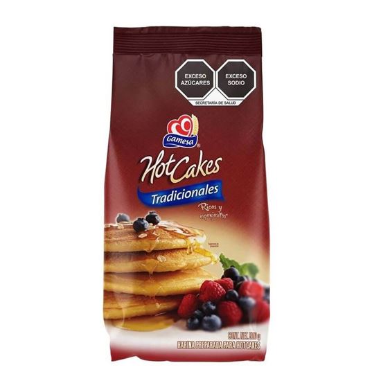 Imagen de Harina preparada para hot cakes tradicionales Gamesa 500g