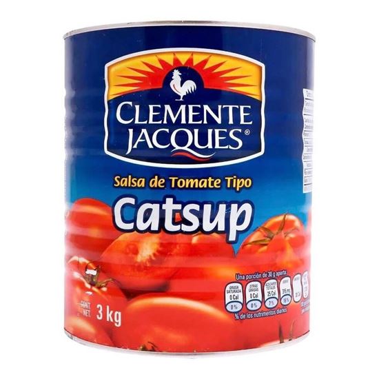 Imagen de Salsa de tomate tipo catsup Clemente Jacques en lata 3kg
