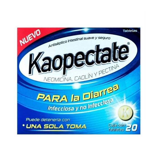 Imagen de Kaopectate 20 tabletas