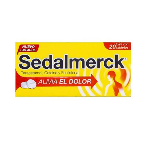 Imagen de Sedalmerck 500 mg 20 tabletas