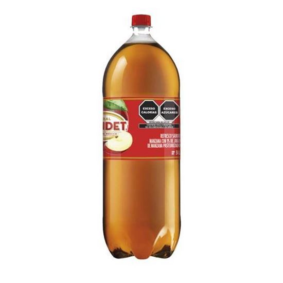 Imagen de Refresco sabor manzana Sidral Mundet 3L