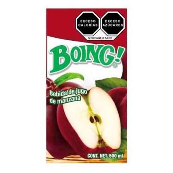 Imagen de Bebida de jugo de manzana Boing 500ml