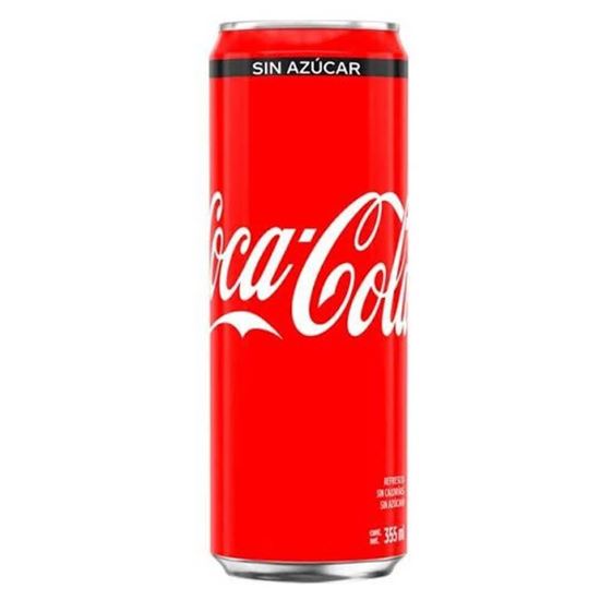 Imagen de Refresco Coca-Cola sin azúcar lata 355ml