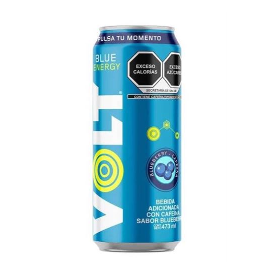 Imagen de Bebida energizante sabor mora azul VOLT Blue Energy en lata 473ml
