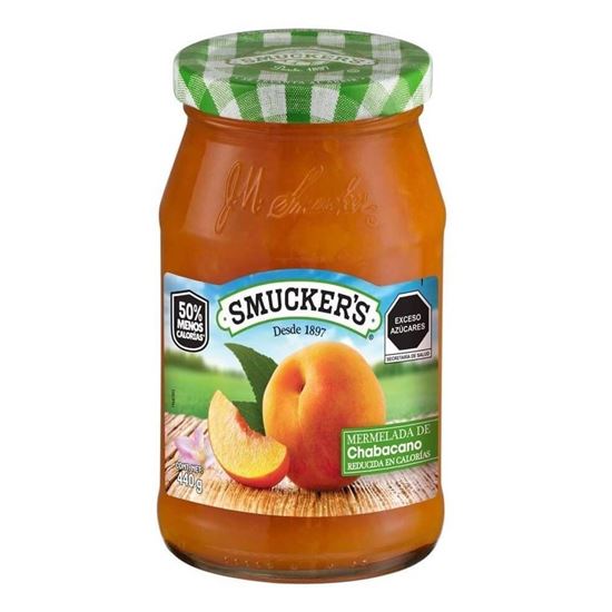 Imagen de Mermelada de chabacano Smuckers reducida en azúcar 440g