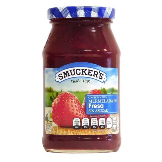 Imagen de Mermelada de fresa Smuckers sin azúcar 365g