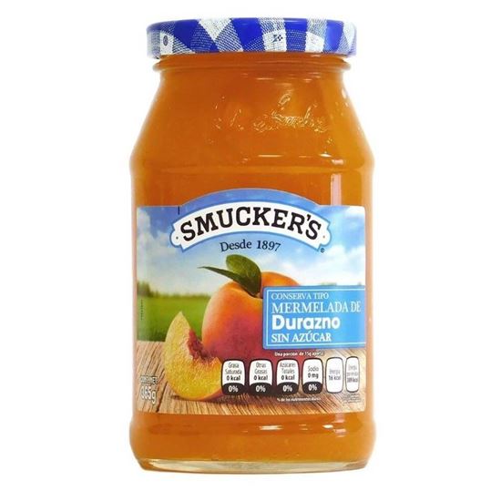 Imagen de Mermelada de durazno Smuckers sin azúcar 365g