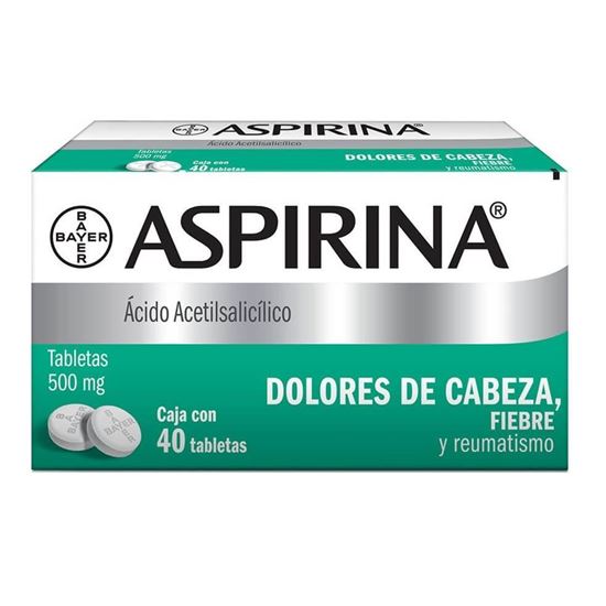 Imagen de Aspirina 40 tabletas