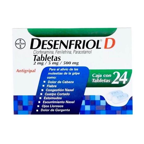 Imagen de Desenfriol D 24 tabletas