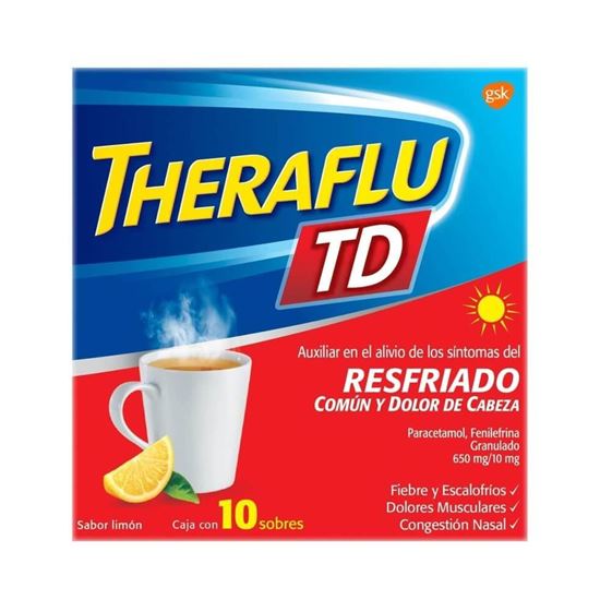 Imagen de Thera Flu TD Día caja con 10 sobres