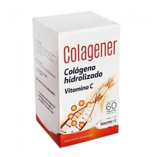 Imagen de Colágeno y vitamina C Colagener con 60 tabletas