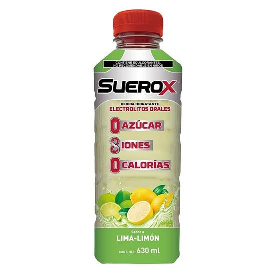 Imagen de Electrolitos orales Suerox 8 iones sabor lima-limón 630ml