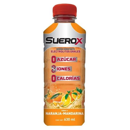 Imagen de Electrolitos orales Suerox 8 iones sabor naranja-mandarina 630ml
