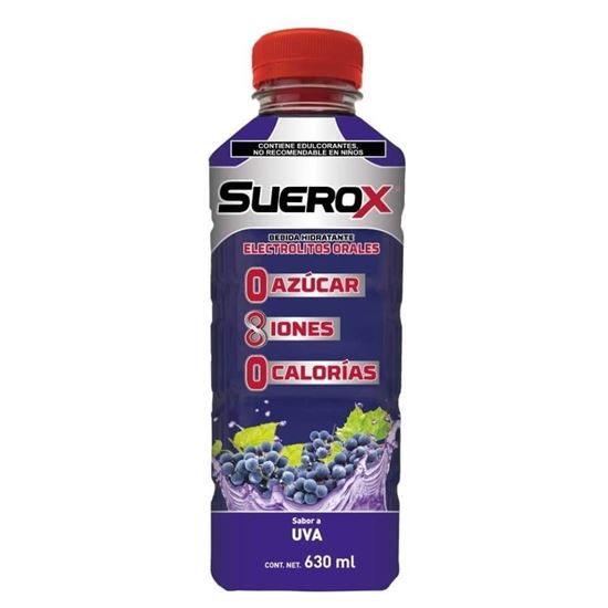 Imagen de Electrolitos orales Suerox 8 iones sabor uva 630ml